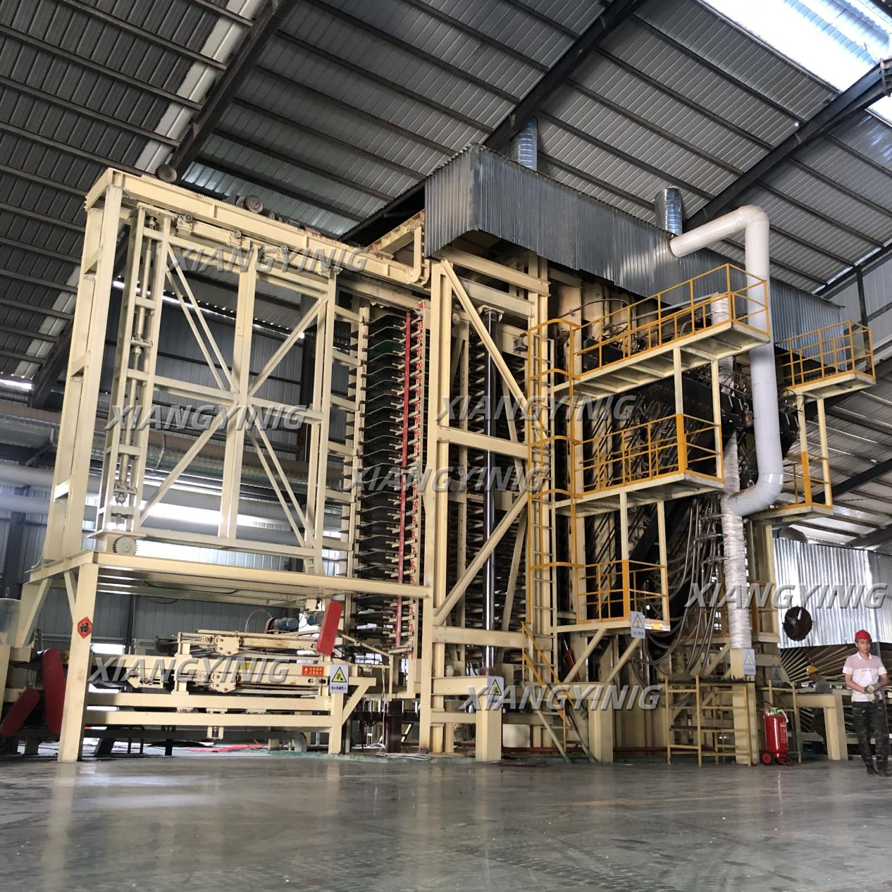 Hot press machine for OSB production line/Multi-layer press machine manufacturer