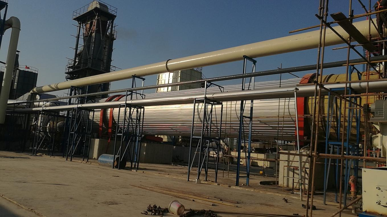 Heating energy center for the Particle board/Chip board production line