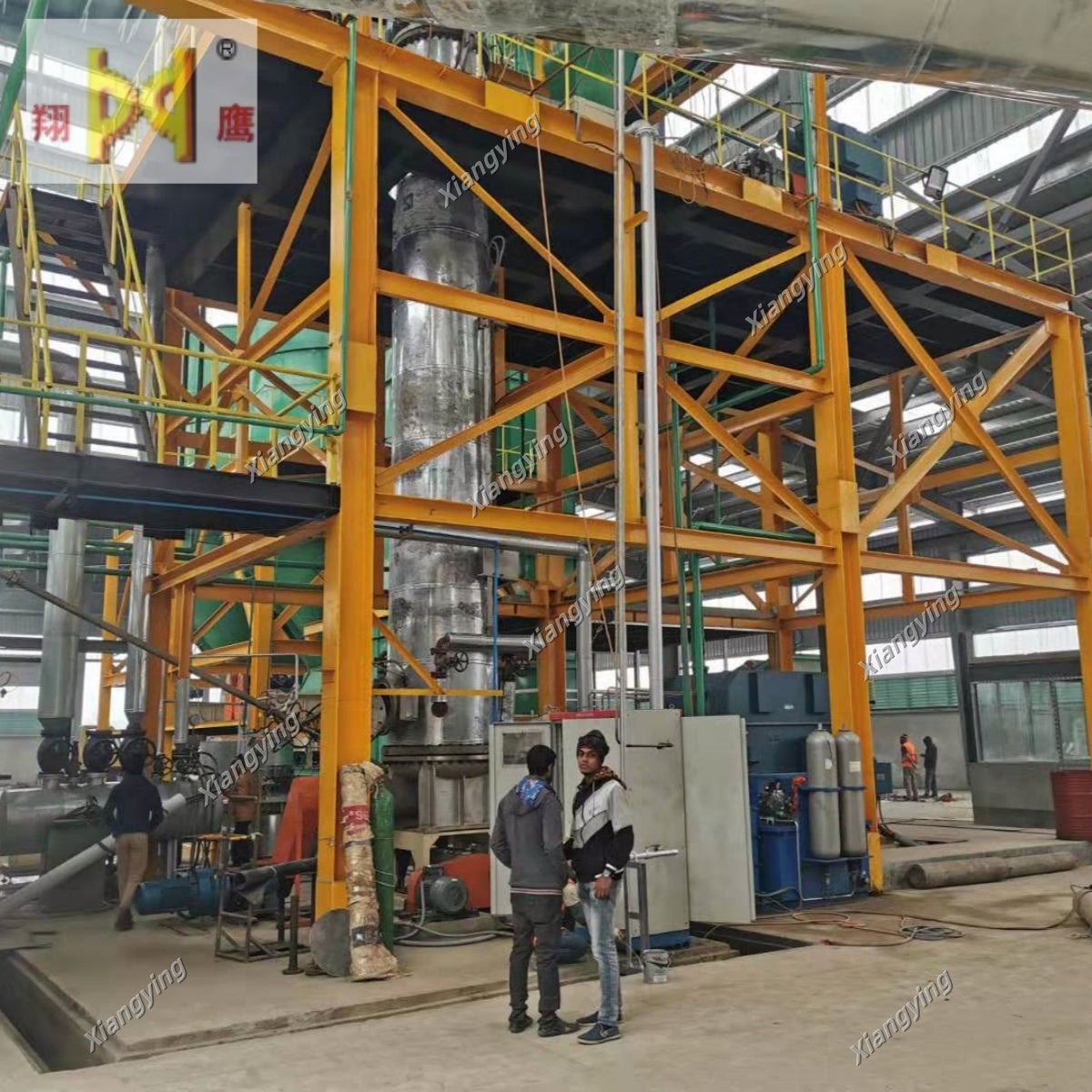 Multi-opening MDF/HDF production line/Melamine lamination hot press production line for MDF/HDF