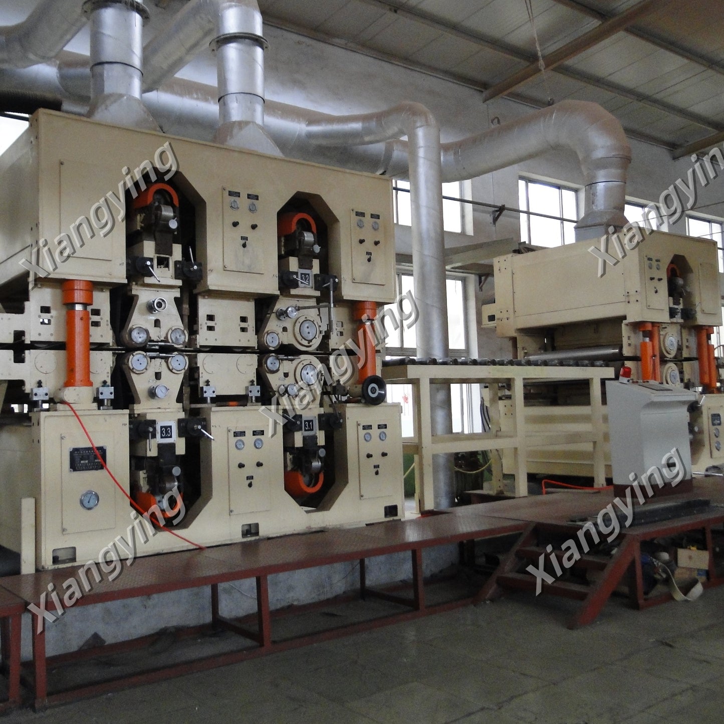 Sanding line for the Particle board/Chip board production line