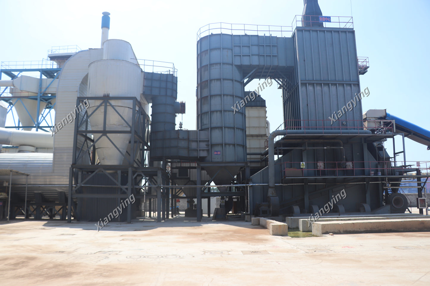 Heating energy center for the Particle board/Chip board production line
