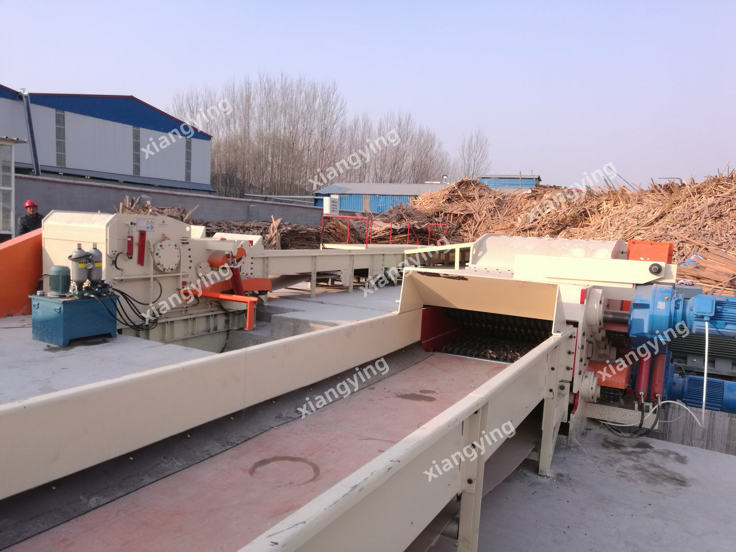 Chipper machine for the wood Particle board/Chip board production line