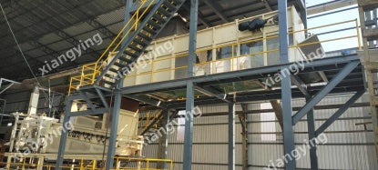 Forming machine for MDF/HDF production line