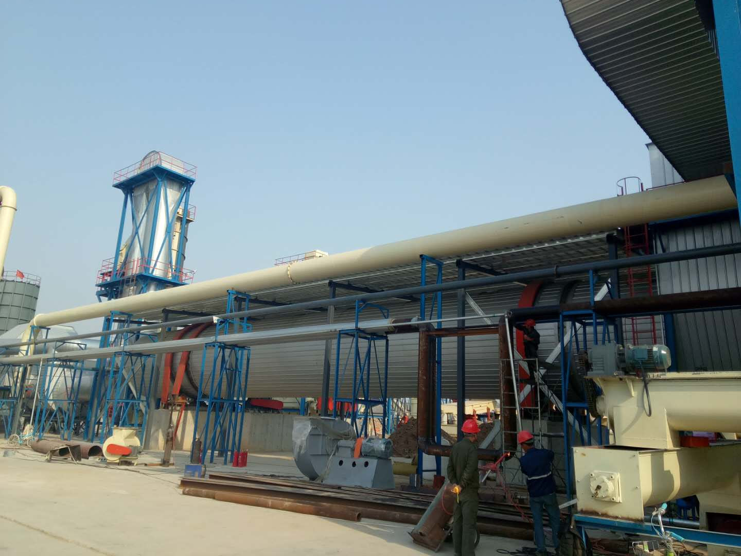 Hot air dryer for the OSB production line/Single passage/Three passage hot air dryer machine