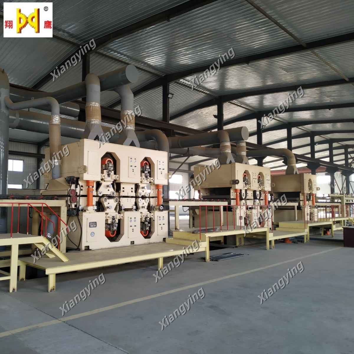 Sanding line for the Particle board/Chip board production line