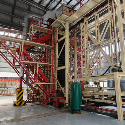 Full automatic Multi-layer Wood/Bagasse/Reed Particle board production line/Chip board production line manufacturer