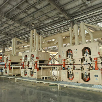 Full automatic Multi-layer Wood/Bagasse/Reed Particle board production line/Chip board production line manufacturer