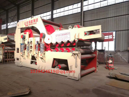 Particle board pre-press machine