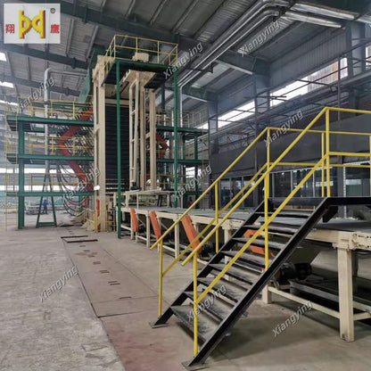 Multi-opening MDF/HDF production line/Melamine lamination hot press production line for MDF/HDF