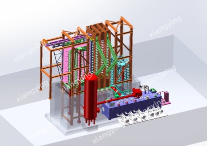 Multi-layer Hot press machine for the OSB/LOSB/FOSB production line