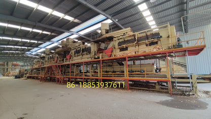 Full automatic OSB production line