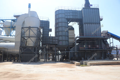 Heating energy center for the Particle board/Chip board production line