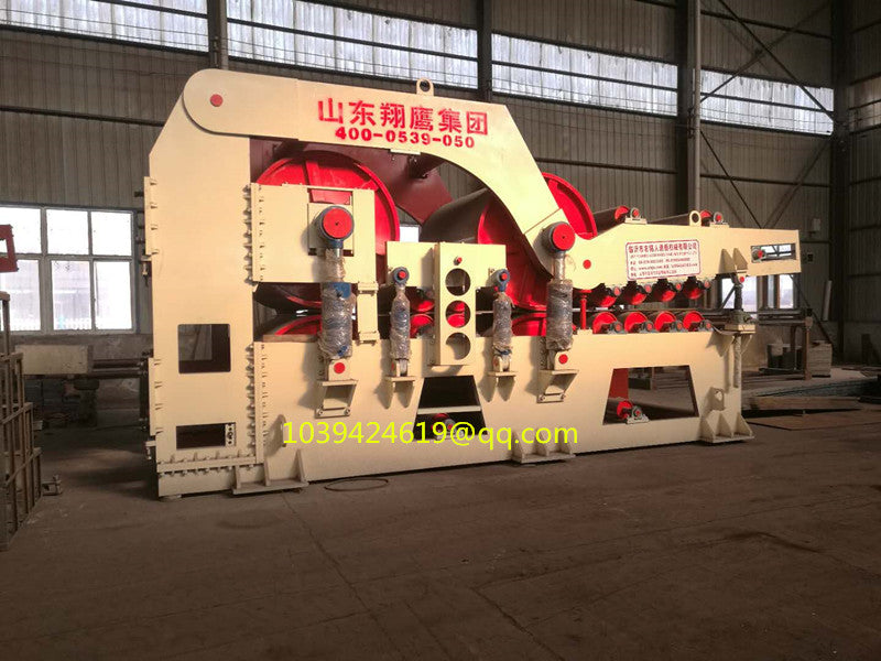 Particle board pre-press machine